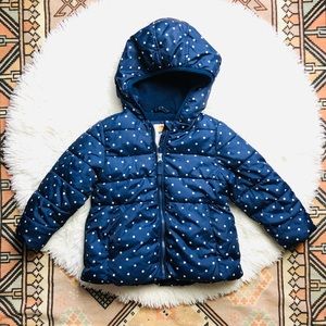 #2 Toddler Navy blue puffer jacket